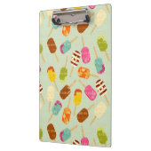 Eiscreme-Muster Klemmbrett (Links)