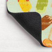 Eiscreme-Muster Mousepad (Ecke)