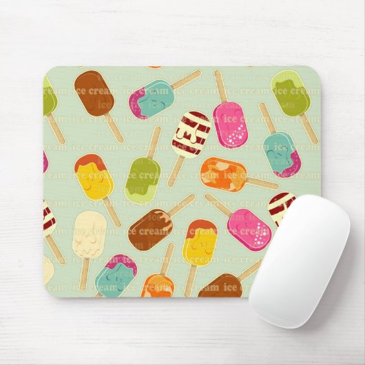 Eiscreme-Muster Mousepad (Mit Mouse)
