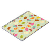 Eiscreme-Muster Notizblock (Linke Seite)