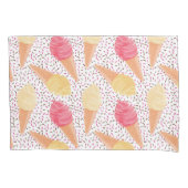 Eiscreme-Muster-Pillowcases Kissenbezug (Vorderseite)