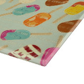 Eiscreme-Muster Schneidebrett (Ecke)