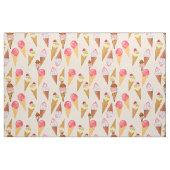 Eiscreme-Muster Stoff (Fat Quarter (45,7 x 55,9 cm))