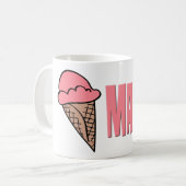 Eiscreme Mutter- Kaffeetasse (Vorderseite Links)