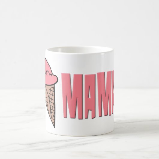 Eiscreme Mutter- Kaffeetasse (Mittel)