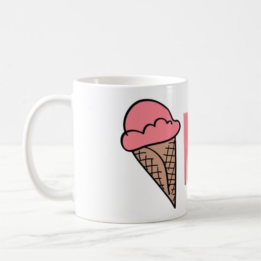 Eiscreme Mutter- Kaffeetasse (Links)