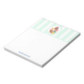 Eiscreme Nachspeisen Neopolitische Aromen Notizblock (Rotiert)