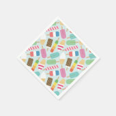 Eiscreme Napkins Serviette (Ecke)