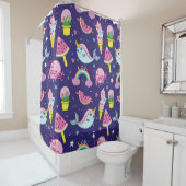 Eiscreme: Niedlich nahtlos Duschvorhang (Beispiel)