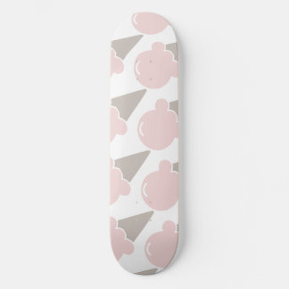 Eiscreme Niedlich Strawberry Rosa Handtuch Skateboard