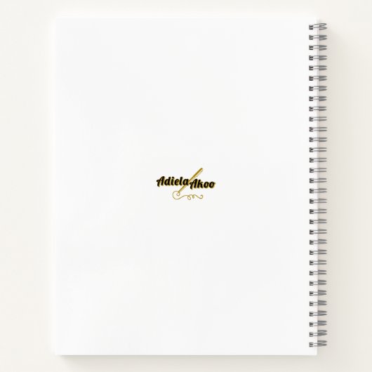 Eiscreme-Notebook / Sketchbuch Notizblock (Rückseite)