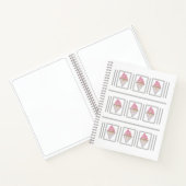 Eiscreme-Notebook / Sketchbuch Notizblock (Innenseite)