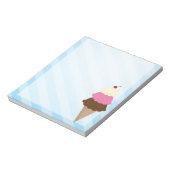Eiscreme Notepad Notizblock (Rotiert)