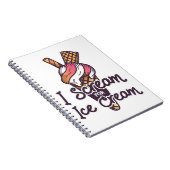 Eiscreme Notizblock (Rechte Seite)