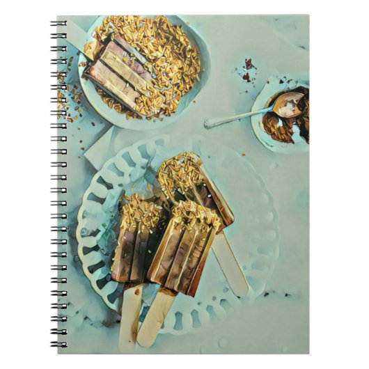 Eiscreme Notizblock (Vorderseite)