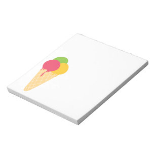 Eiscreme Notizblock