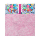 Eiscreme Notizblock (Vorderseite)