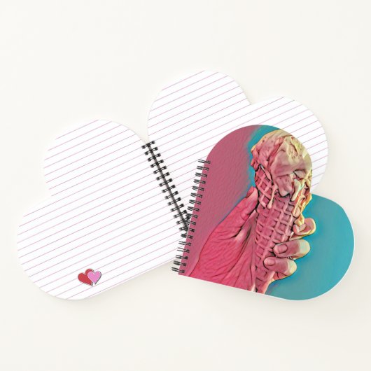 Eiscreme Notizblock (Innenseite)