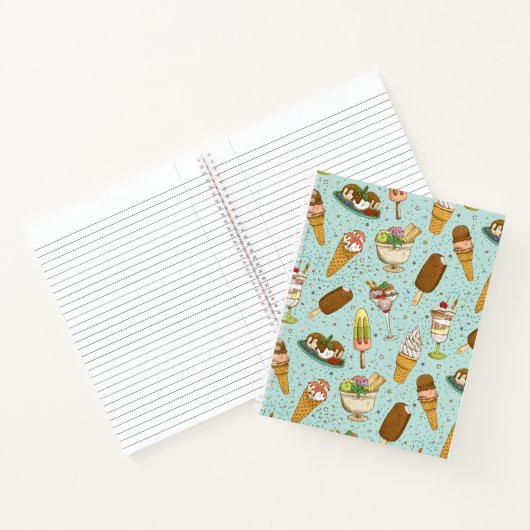Eiscreme Notizblock (Innenseite)