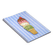 Eiscreme Notizblock (Rechte Seite)