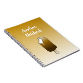 Eiscreme Notizblock (Rechte Seite)