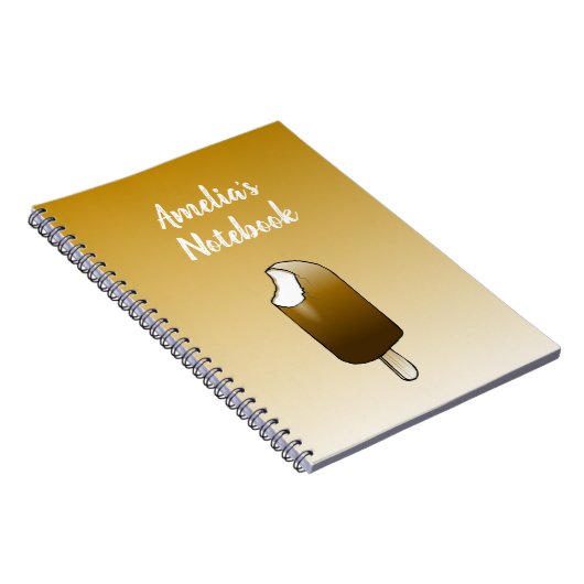 Eiscreme Notizblock (Rechte Seite)