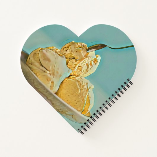 Eiscreme Notizblock (Rückseite)