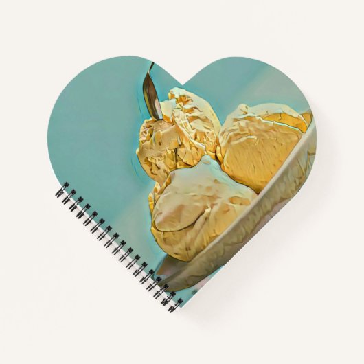 Eiscreme Notizblock (Vorderseite)