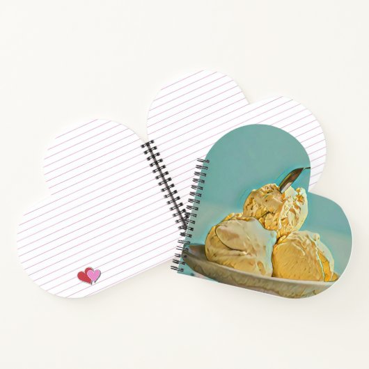 Eiscreme Notizblock (Innenseite)