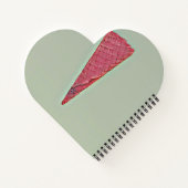 Eiscreme Notizblock (Rückseite)