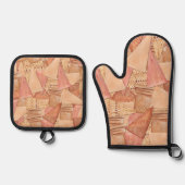 Eiscreme Ofenhandschuh & Topflappen-Set (Vorderseite)