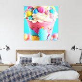 Eiscreme One Leinwanddruck (Insitu (Schlafzimmer))