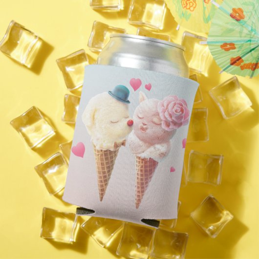 Eiscreme-Paar - Liebe bei First Lick Dosenkühler (In Situ Sommer)