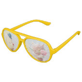 Eiscreme-Paar - Liebe bei First Lick Partybrille (Schrägansicht)