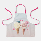 Eiscreme-Paar - Liebe bei First Lick Schürze (Vorderseite)