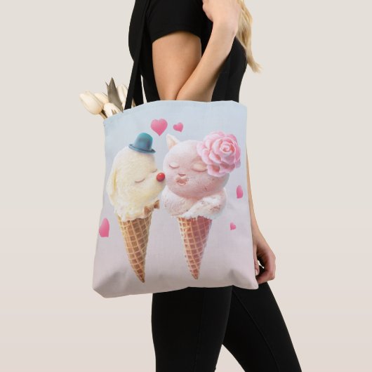 Eiscreme-Paar - Liebe bei First Lick Tasche (Von Nahem)