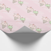 Eiscreme {Packpapier} Geschenkpapier (Ecke)