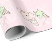 Eiscreme {Packpapier} Geschenkpapier (Rolleneckpunkt)