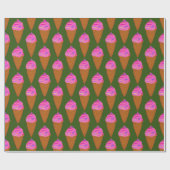 Eiscreme-Packpapier Geschenkpapier (Flach)