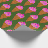 Eiscreme-Packpapier Geschenkpapier (Ecke)