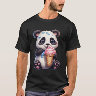Eiscreme Panda Bär Köstlicher Teddy Bär Eiscreme T-Shirt