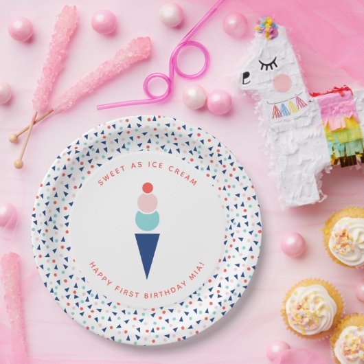 Eiscreme Pappteller (Party)