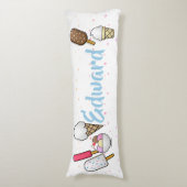 Eiscreme Parlor Dream Seitenschläferkissen (Vorderseite Vertikal)