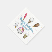 Eiscreme Parlor Dream Serviette (Ecke)