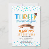 Eiscreme-Party Einladung (Vorderseite)