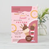 Eiscreme-Party Einladung (Stehend Vorderseite)