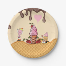 Eiscreme-Party-Eiscreme des Kindes