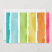 Eiscreme-Party Geburtstags-Foto Einladung (Rückseite)