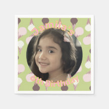 Eiscreme-Party Geburtstags-Foto