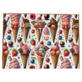 Eiscreme-Party Große Geschenktüte (Rückseite)